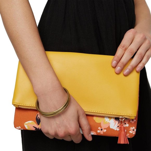 Rachel Pally Zahara Reversible Clutch Vegan - Picture 3 of 4